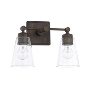 Rory 2-Light Bath Vanity Light in Old Bronze