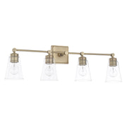 Rory 4-Light Bath Vanity Light in Aged Brass
