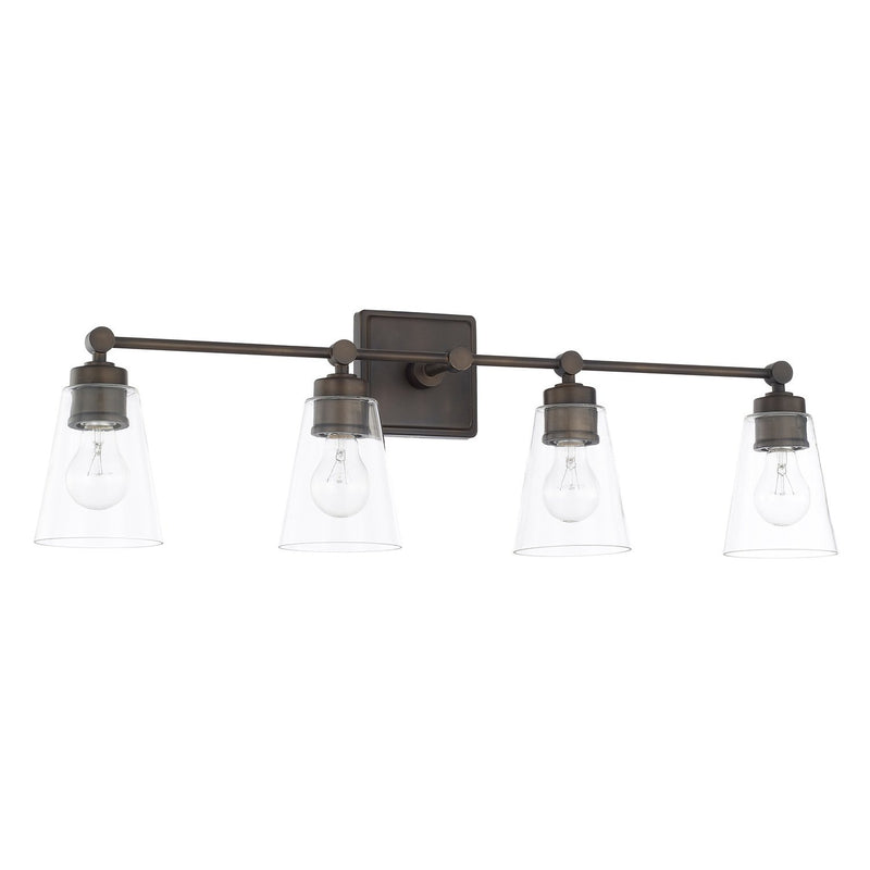 Rory 4-Light Bath Vanity Light in Old Bronze