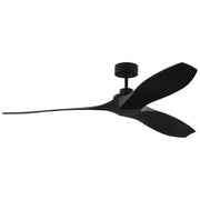 Collins 60" Outdoor Ceiling Fan in Midnight Black