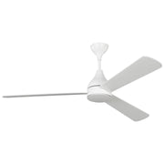 Streaming 60" LED Ceiling Fan in Matte White