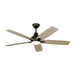 Lowden 52" Ceiling Fan in Aged Pewter