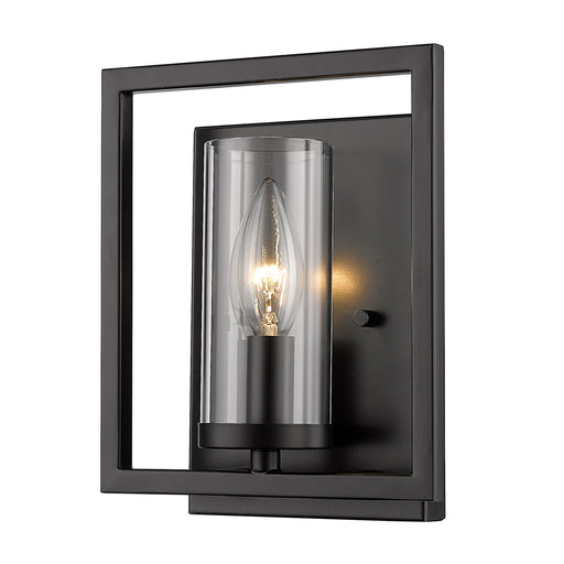 Marco 1-Light Wall Sconce in Matte Black