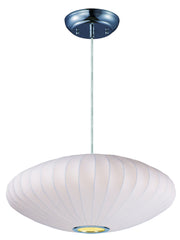 Cocoon 1 Light Pendant in Polished Chrome