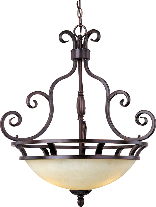 Manor 3 Light Pendant in Oil Rubbed Bronze