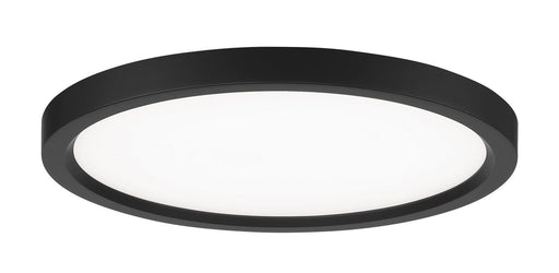 15" Slim Disc LED Flush Mount in Coal
