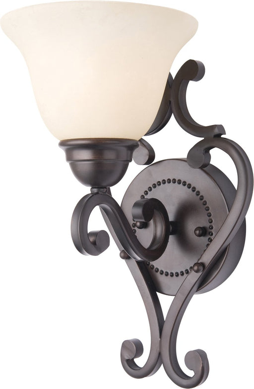 Manor 1 Light Wall Sconce in Oil Rubbed Bronze