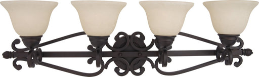 Manor 4 Light Bath Vanity in Oil Rubbed Bronze