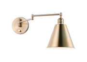 Library 1 Light Wall Sconce in Heritage