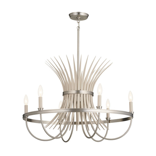 Baile 6-Light Chandelier in Brushed Nickel