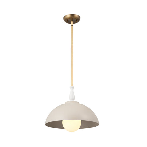 Fira 14" Pendant in Greige