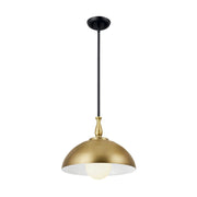 Fira 14" Pendant in Natural Brass