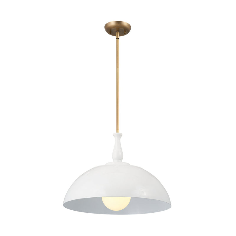 Fira 18" Pendant in White