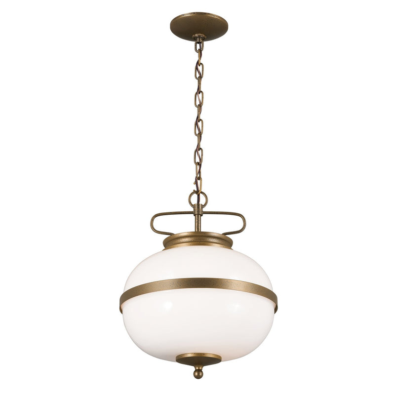 Opal 2-Light Pendant in Character Bronze