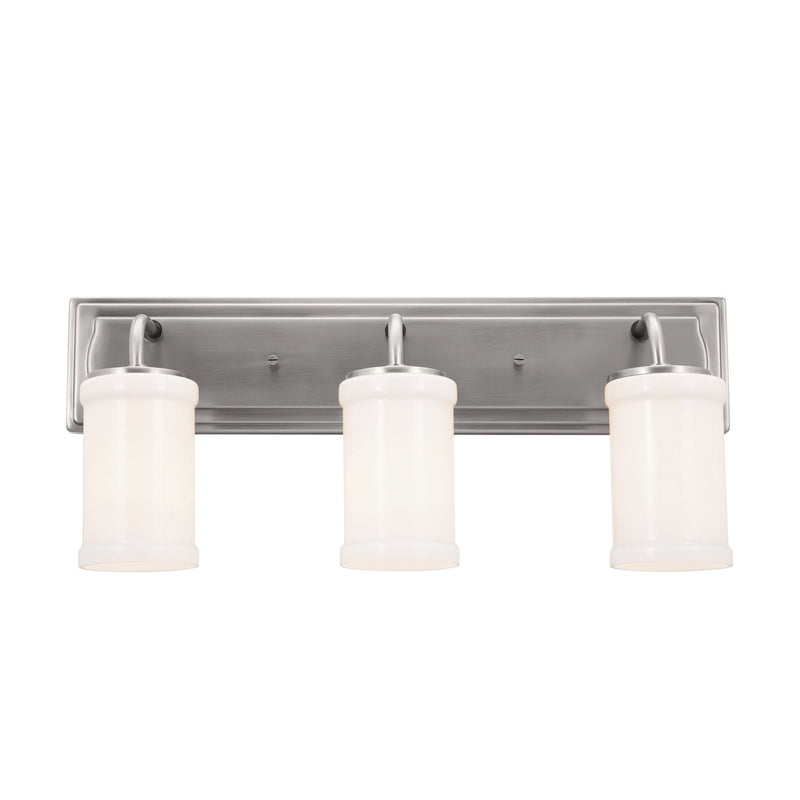 Vetivene 3-Light Bath Vanity Light in Classic Pewter