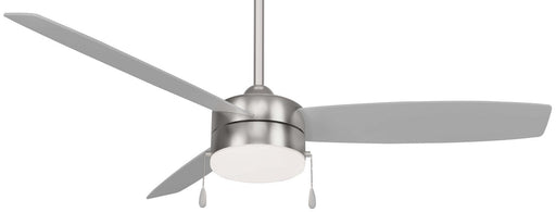 Airetor III 54" LED Ceiling Fan in Brushed Nickel with Silver Blades