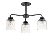 Acadia 3 Light Chandelier in Black