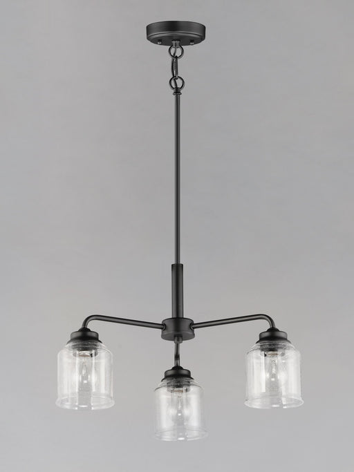 Acadia 3 Light Chandelier in Black