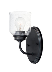 Acadia 1 Light Wall Sconce in Black