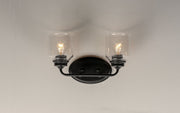 Acadia 2 Light Bath Vanity in Black