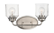 Acadia 2 Light Bath Vanity in Satin Nickel