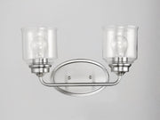 Acadia 2 Light Bath Vanity in Satin Nickel
