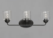 Acadia 3 Light Bath Vanity in Black
