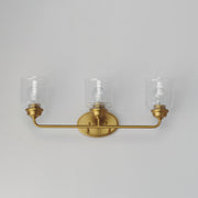 Acadia 3 Light Bath Vanity in Natural Aged Brass