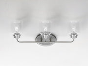 Acadia 3 Light Bath Vanity in Satin Nickel