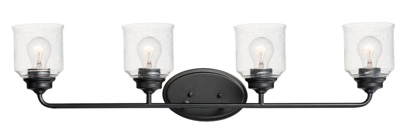 Acadia 4 Light Bath Vanity in Black