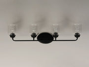Acadia 4 Light Bath Vanity in Black