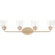 Acadia 4 Light Bath Vanity in Heritage