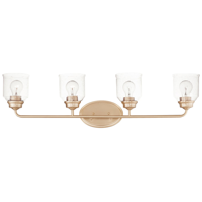 Acadia 4 Light Bath Vanity in Heritage