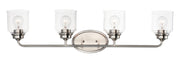 Acadia 4 Light Bath Vanity in Satin Nickel