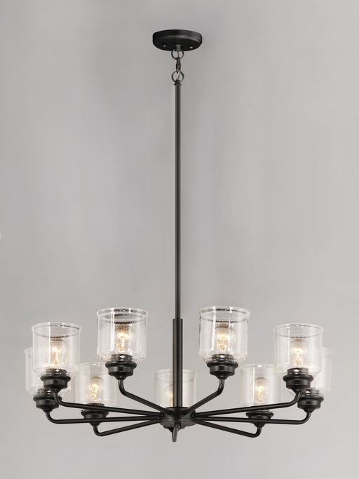 Acadia 8 Light Chandelier in Black