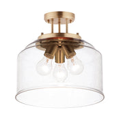 Acadia 3 Light Semi-Flush Mount in Heritage