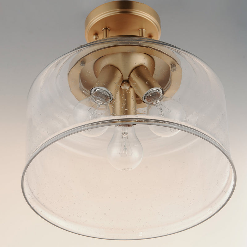 Acadia 3 Light Semi-Flush Mount in Heritage