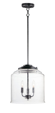 Acadia 3 Light Pendant in Black