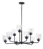 Acadia 9 Light Chandelier in Black
