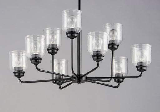 Acadia 9 Light Chandelier in Black