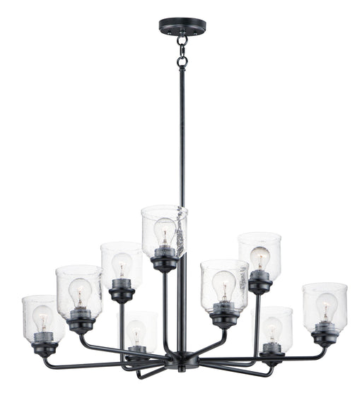Acadia 9 Light Chandelier in Black
