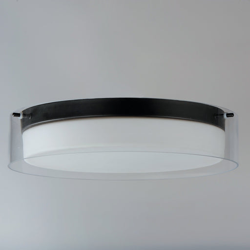 Duo 16" LED Flush Mount in Black