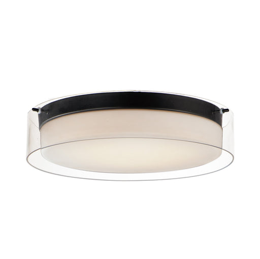 Duo 16" LED Flush Mount in Black