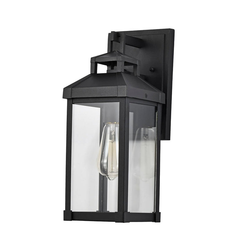 Corning 16" Outdoor Wall Lantern in Matte Black