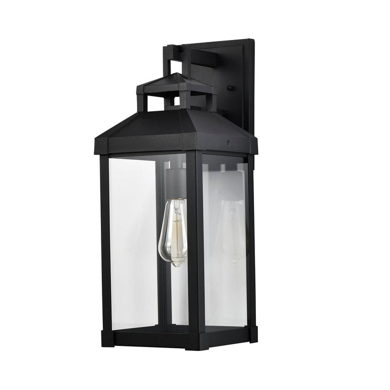 Corning 20" Outdoor Wall Lantern in Matte Black