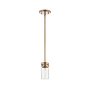 Intersection Mini Pendant in Burnished Brass