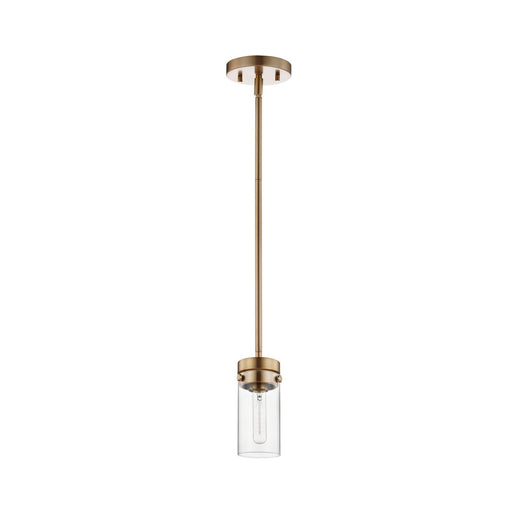 Intersection Mini Pendant in Burnished Brass