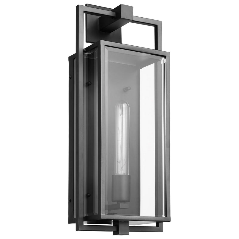 Exhibit 20" Outdoor Wall Lantern in Matte Black