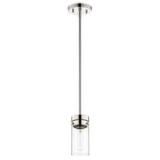 Intersection Mini Pendant in Polished Nickel
