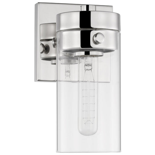 Intersection Bath Sconce in Polished Nickel